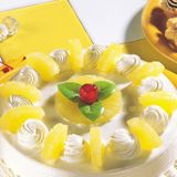 Delicious Pineapple Cream Cake - 500 Gram