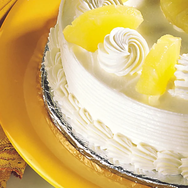 Delicious Pineapple Cream Cake - 1 KG