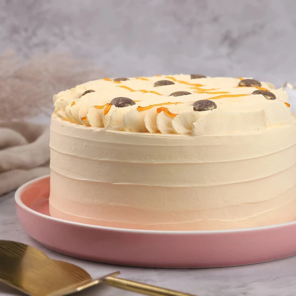 Butterscotch Symphony Cream Cake - 1 KG