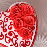 Rosy Heart Chocolate Cake - 2 KG