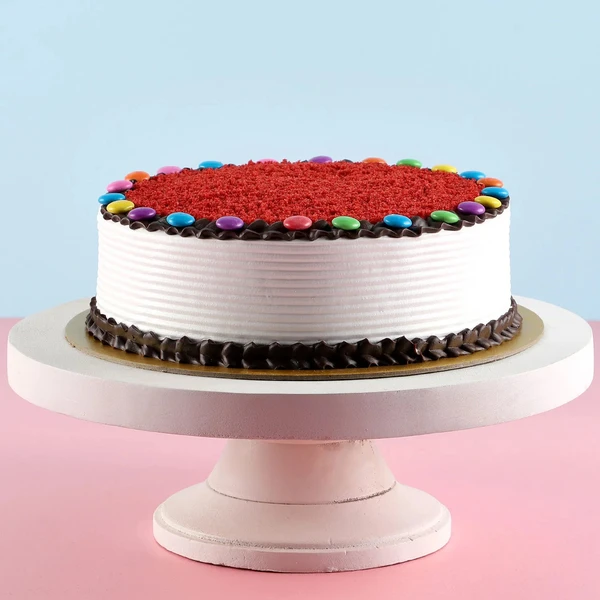 Red Velvet Gems Cake - 500 Gram