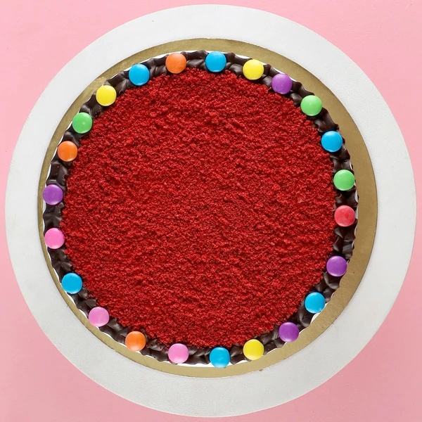 Red Velvet Gems Cake - 500 Gram