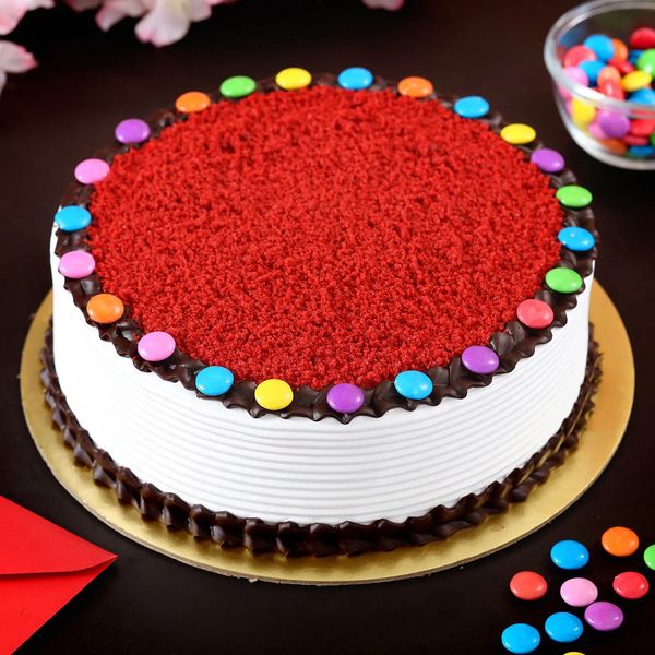 Red Velvet Gems Cake - 1 KG