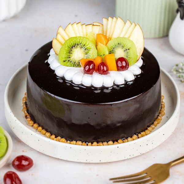 Fruit Chocolate Cake - 1 KG