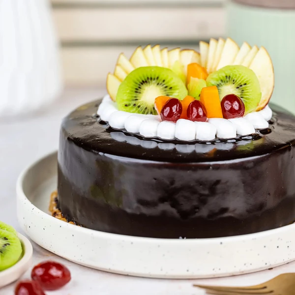 Fruit Chocolate Cake - 1 KG