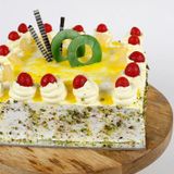 Cream Drop & Cherry Pineapple Cake - 500 Gram