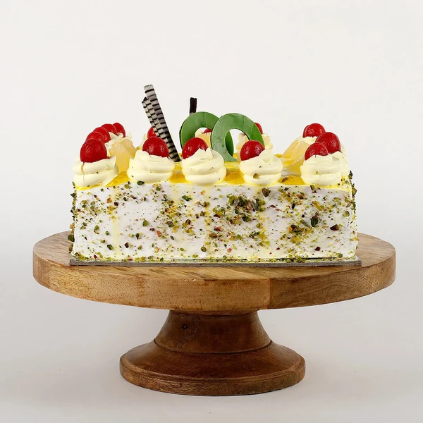 Cream Drop & Cherry Pineapple Cake - 2 KG