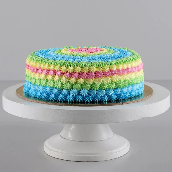 Colourful Cream Pineapple Cake - 1 KG