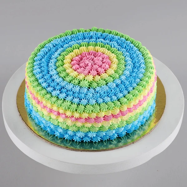 Colourful Cream Pineapple Cake - 1 KG