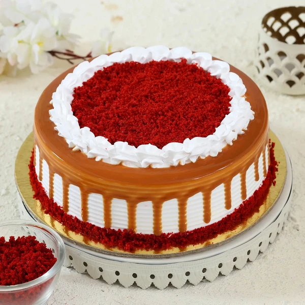 Scrumptious Red Velvet Cake - 500 Gram