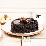 Special Floral Chocolate Cake - 1 KG