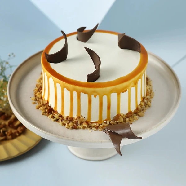 Heavenly Caramel Walnut Cake - 500 Gram