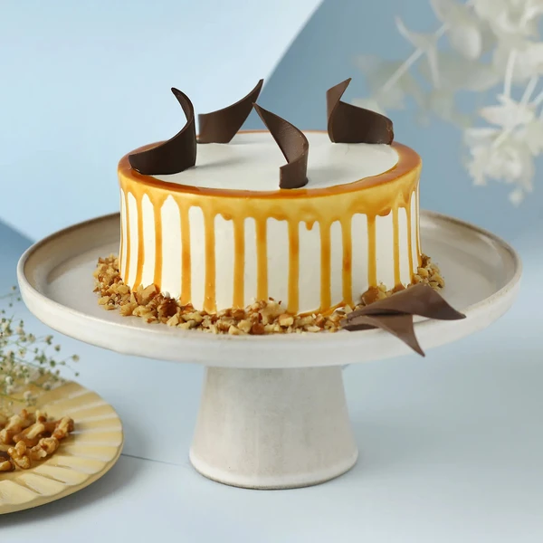 Heavenly Caramel Walnut Cake - 500 Gram