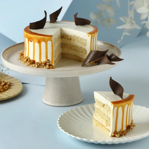 Heavenly Caramel Walnut Cake - 2 KG