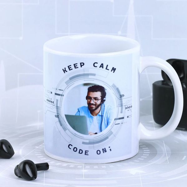 Personalised Photo Keep Calm Mug