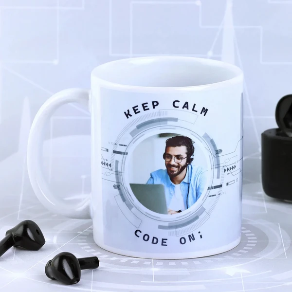 Personalised Photo Keep Calm Mug