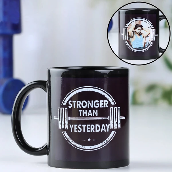 Personalised Gym Lover Photo Mug