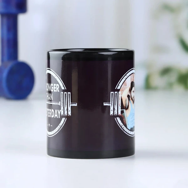 Personalised Gym Lover Photo Mug