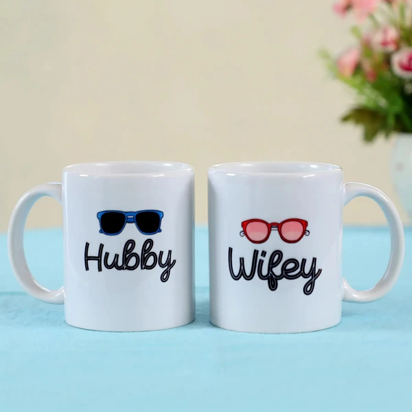 Hubby Wifey Mug Set