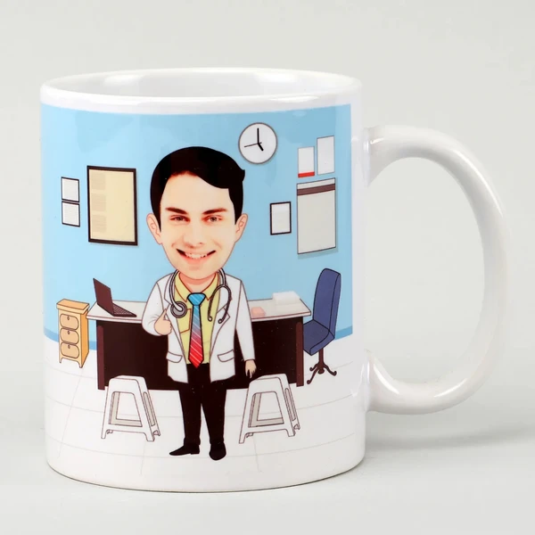 Personalised Doctor Caricature Mug