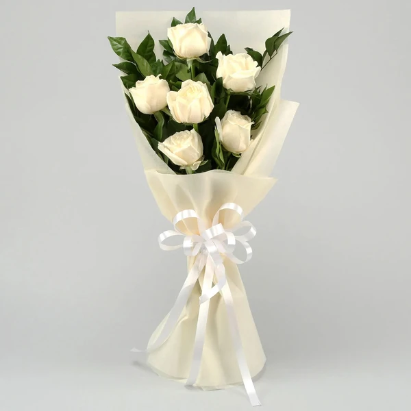 White Roses Bouquet