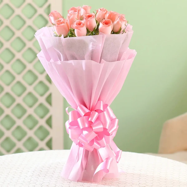 Pink Roses Bouquet