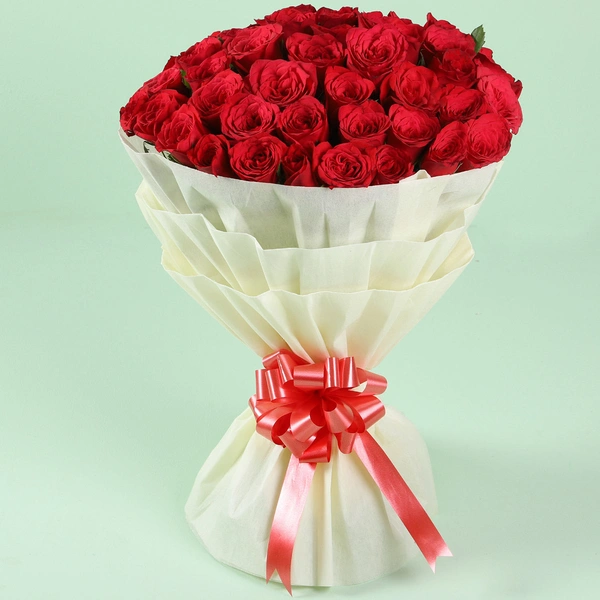 50 Red Roses Bouquet