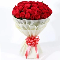 50 Red Roses Bouquet