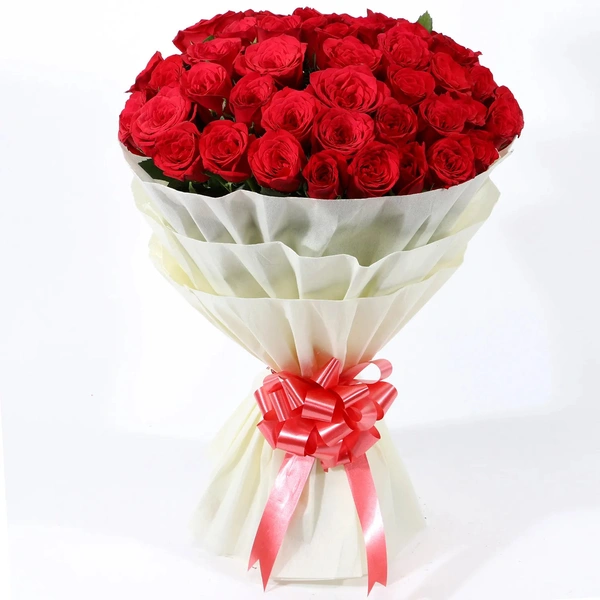 50 Red Roses Bouquet
