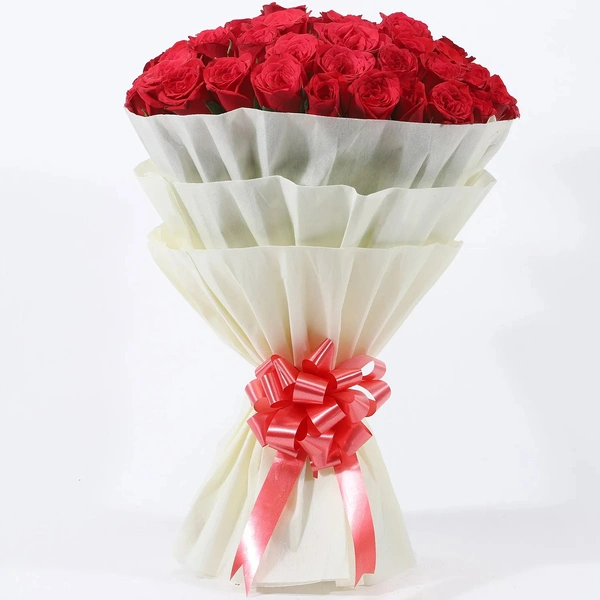 50 Red Roses Bouquet