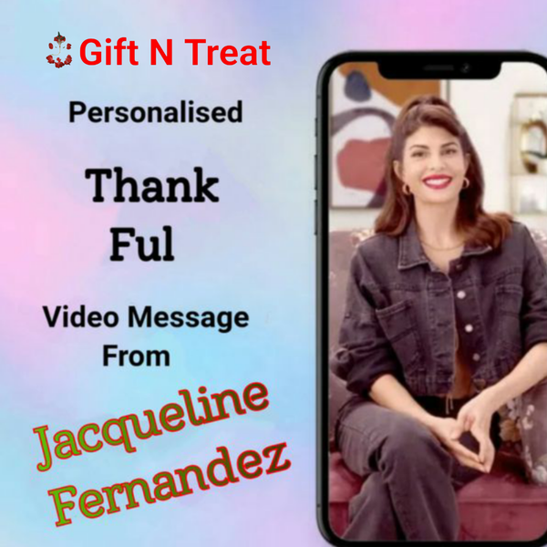 Personalised Thankful Video Message From Jacqueline Fernandez
