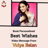 Personalised Best Wishes Video Message From Vidya Balan