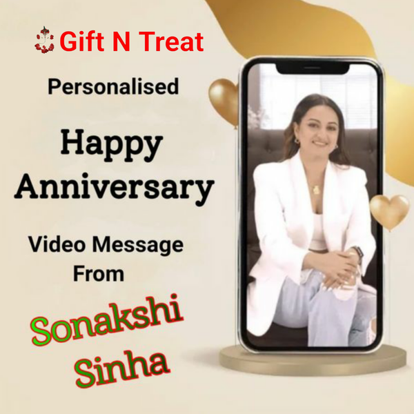 Personalised Anniversary Video Message From Sonakshi Sinha