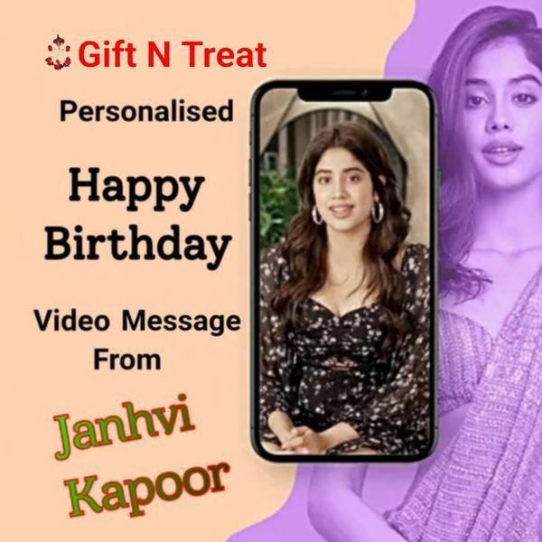 Personalised Birthday Video Message From Janhvi Kapoor