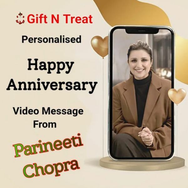 Personalised Anniversary Video Message From Parineeti Chopra