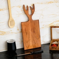Brown Rectangle Wooden Chopping Board