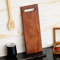 Brown Long Rectangle Wooden Chopping Board