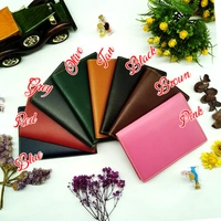 Customized Passport Cover With Vegan Leather - Pink