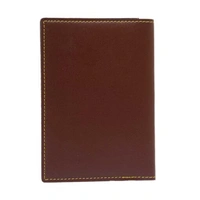 Customized Passport Cover With Name & Charm | Brown