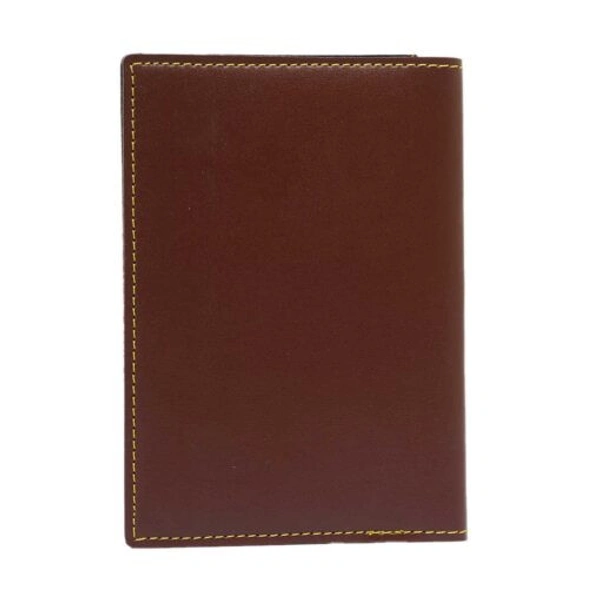 Customized Passport Cover With Name & Charm | Brown