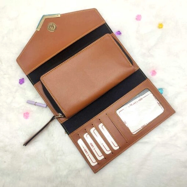 Elegant Personalized Women's Wallet With Charm | Tan