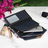 Elegant Personalized Women's Wallet With Charm | Blue
