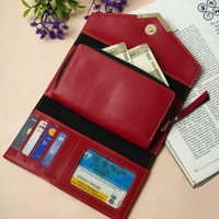 Elegant Personalized Women's Wallet With Charm | Red