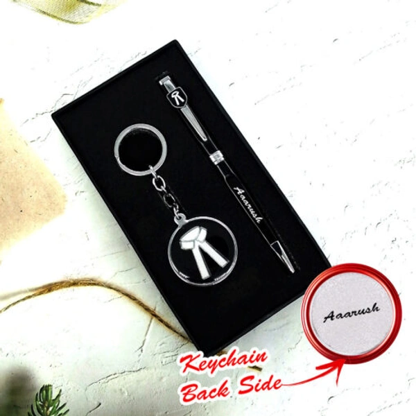 Personalized Gift Set For Advocates: Pen And Keychain Combo