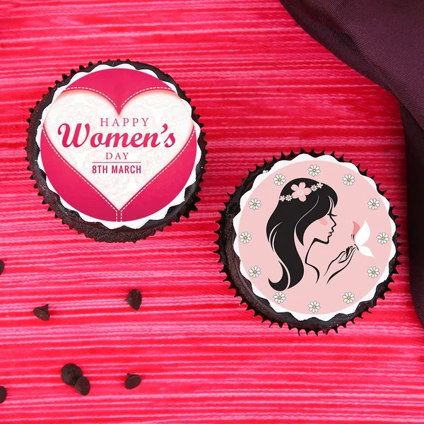 Chocolate Women's Day Poster Cup Cakes