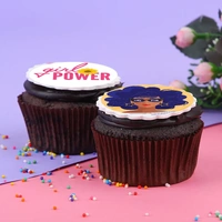 Women's Day Chocolate Poster Cupcakes