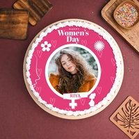 Womens Day Photo Cake - 1 Kg