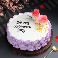 Blooming Women Day Strawberry Cake - 1 Kg