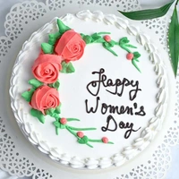 Blooming Vanilla Womens Day Delight Cake - 2 Kg