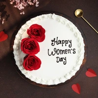 Women's Day Red Velvet Cake - 1.5 Kg